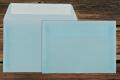 [1012024] OT Transparent Briefhüllen 114x162 mm C6 Transparent Eisblau 100 g/m² 
